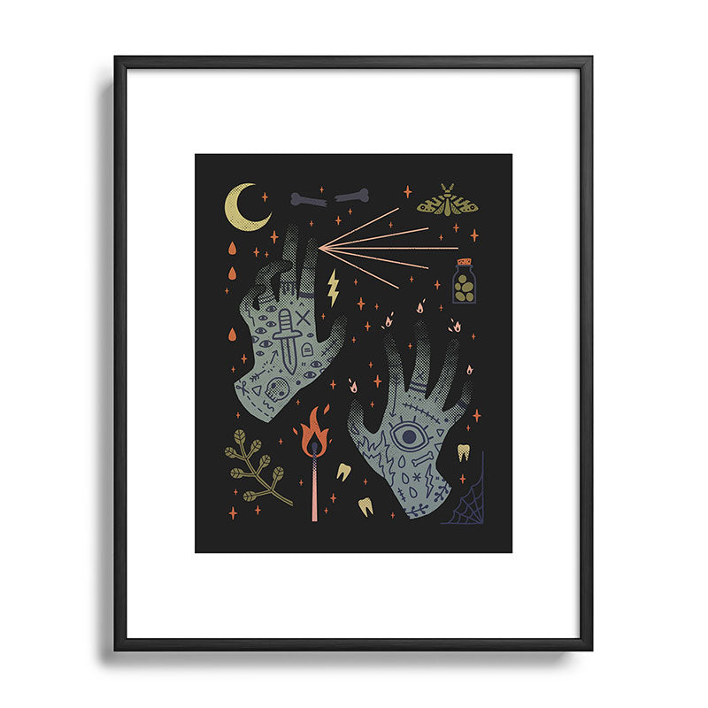 A Curse Upon You! Framed Art Print