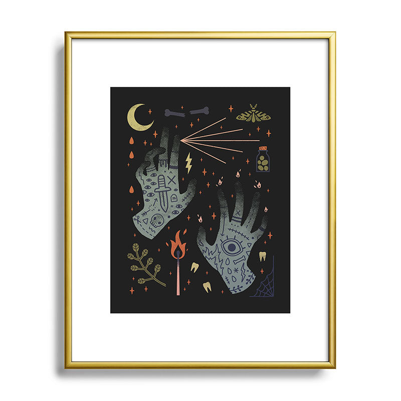 A Curse Upon You! Framed Art Print