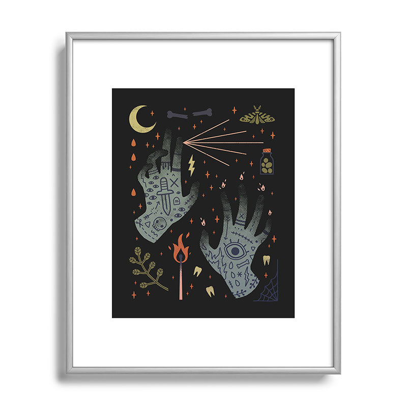 A Curse Upon You! Framed Art Print