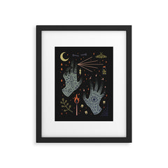 A Curse Upon You! Framed Art Print