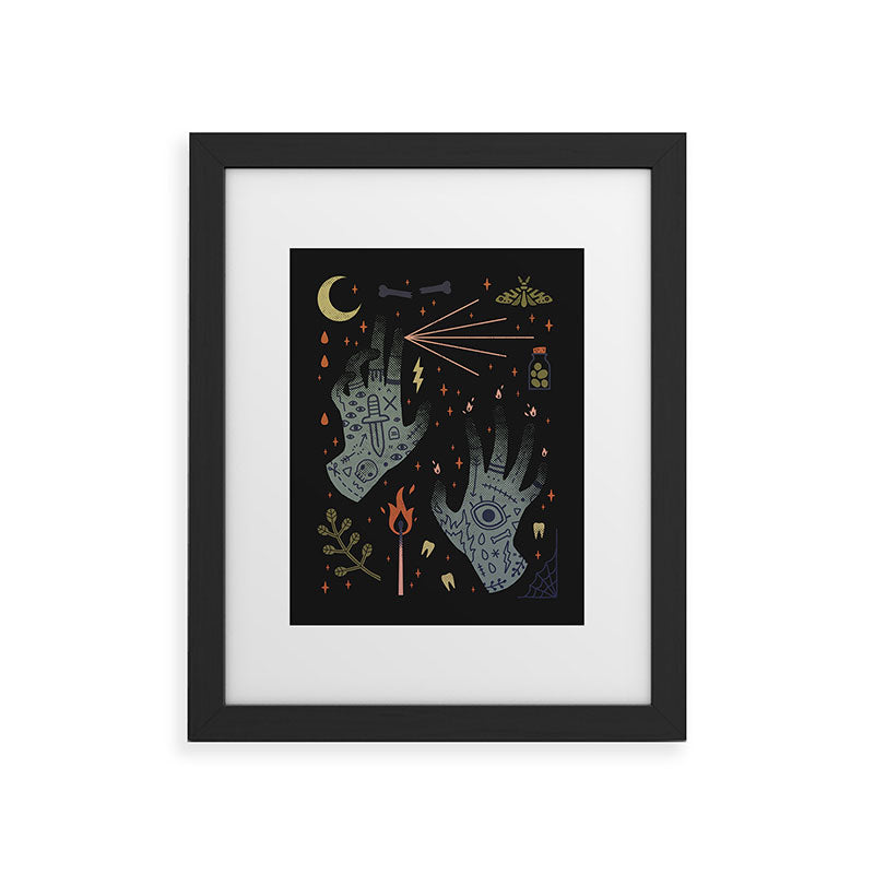 A Curse Upon You! Framed Art Print