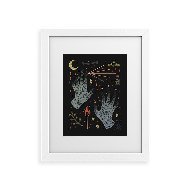 A Curse Upon You! Framed Art Print