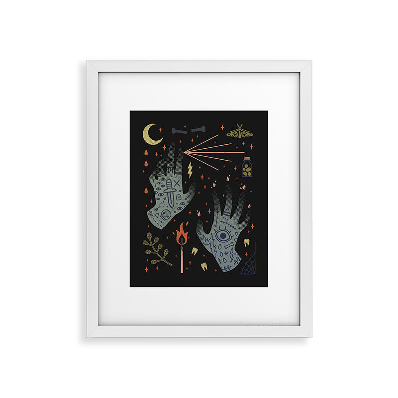 A Curse Upon You! Framed Art Print