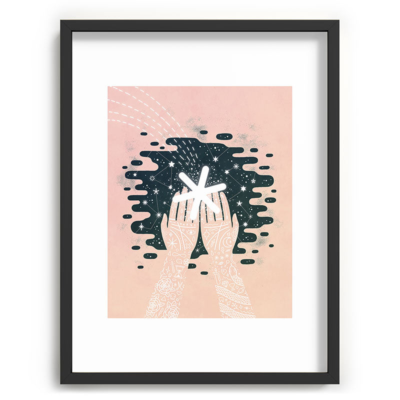 *Catching Stars* Framed Art Print
