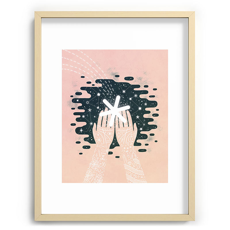 *Catching Stars* Framed Art Print