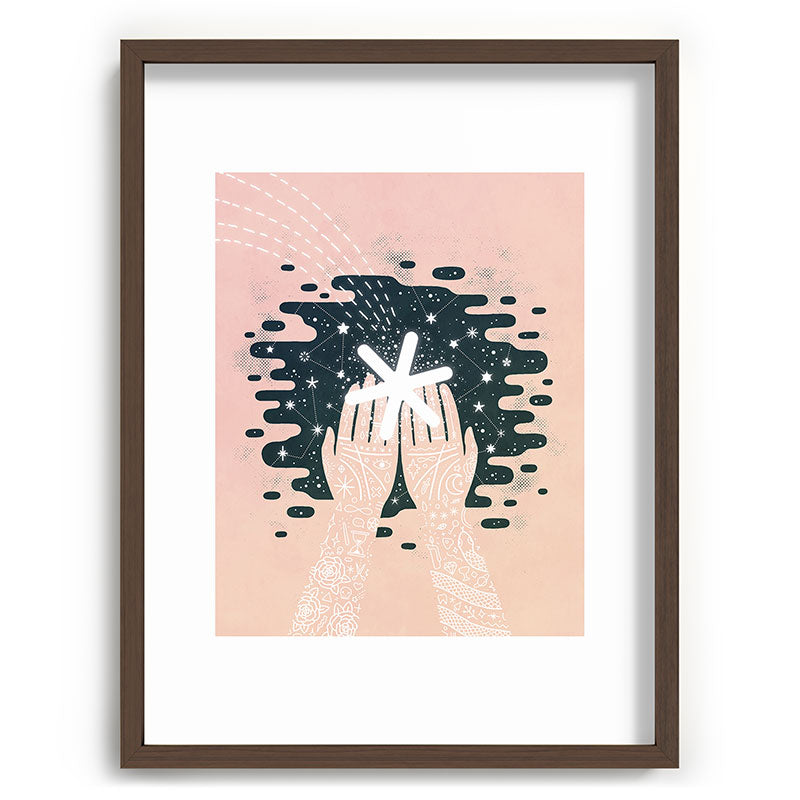 *Catching Stars* Framed Art Print
