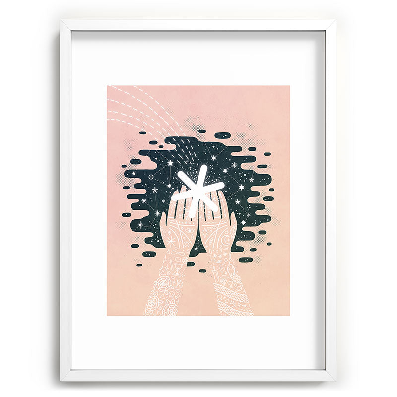 *Catching Stars* Framed Art Print