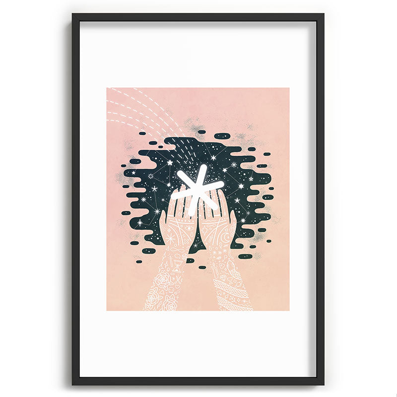 *Catching Stars* Framed Art Print