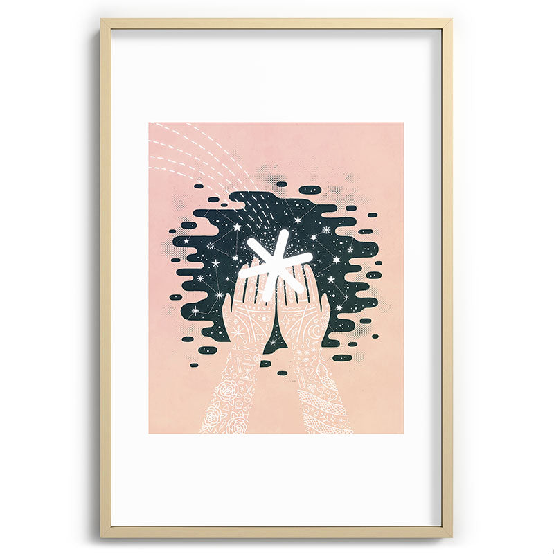 *Catching Stars* Framed Art Print