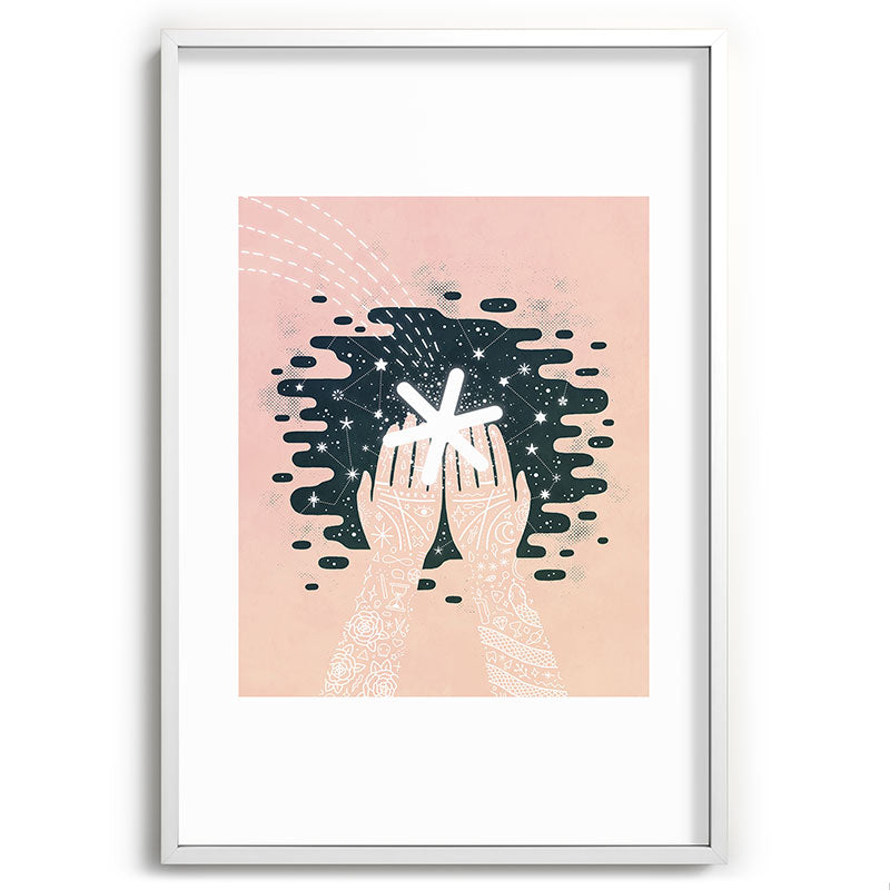 *Catching Stars* Framed Art Print