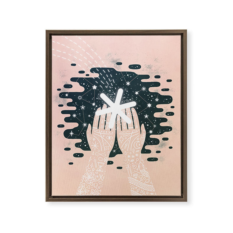*Catching Stars* Framed Canvas Print