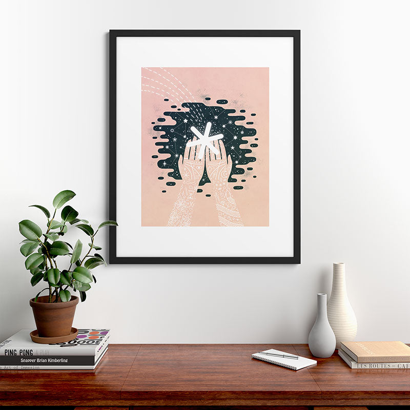 *Catching Stars* Framed Art Print