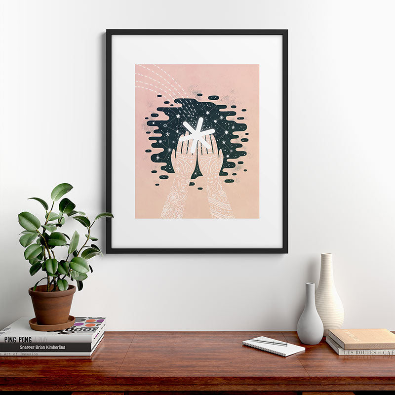 *Catching Stars* Framed Art Print