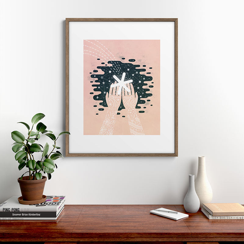 *Catching Stars* Framed Art Print