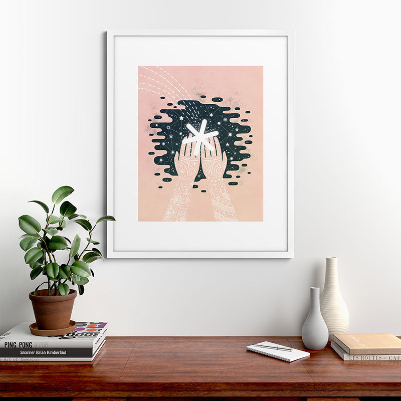 *Catching Stars* Framed Art Print