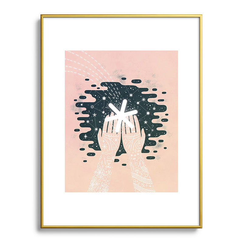 *Catching Stars* Framed Art Print