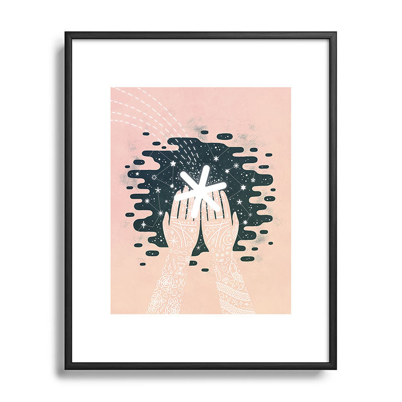 *Catching Stars* Framed Art Print