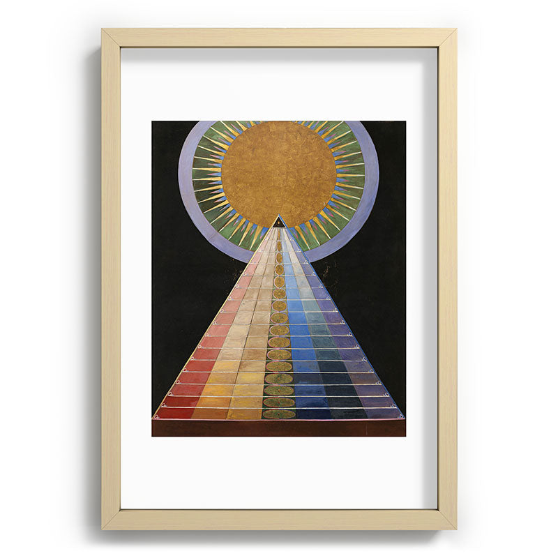 "Altarpiece" by Hilma af Klint (1907) Framed Art Print
