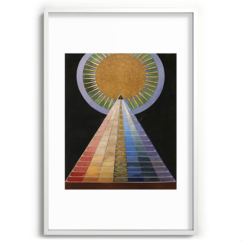 "Altarpiece" by Hilma af Klint (1907) Framed Art Print