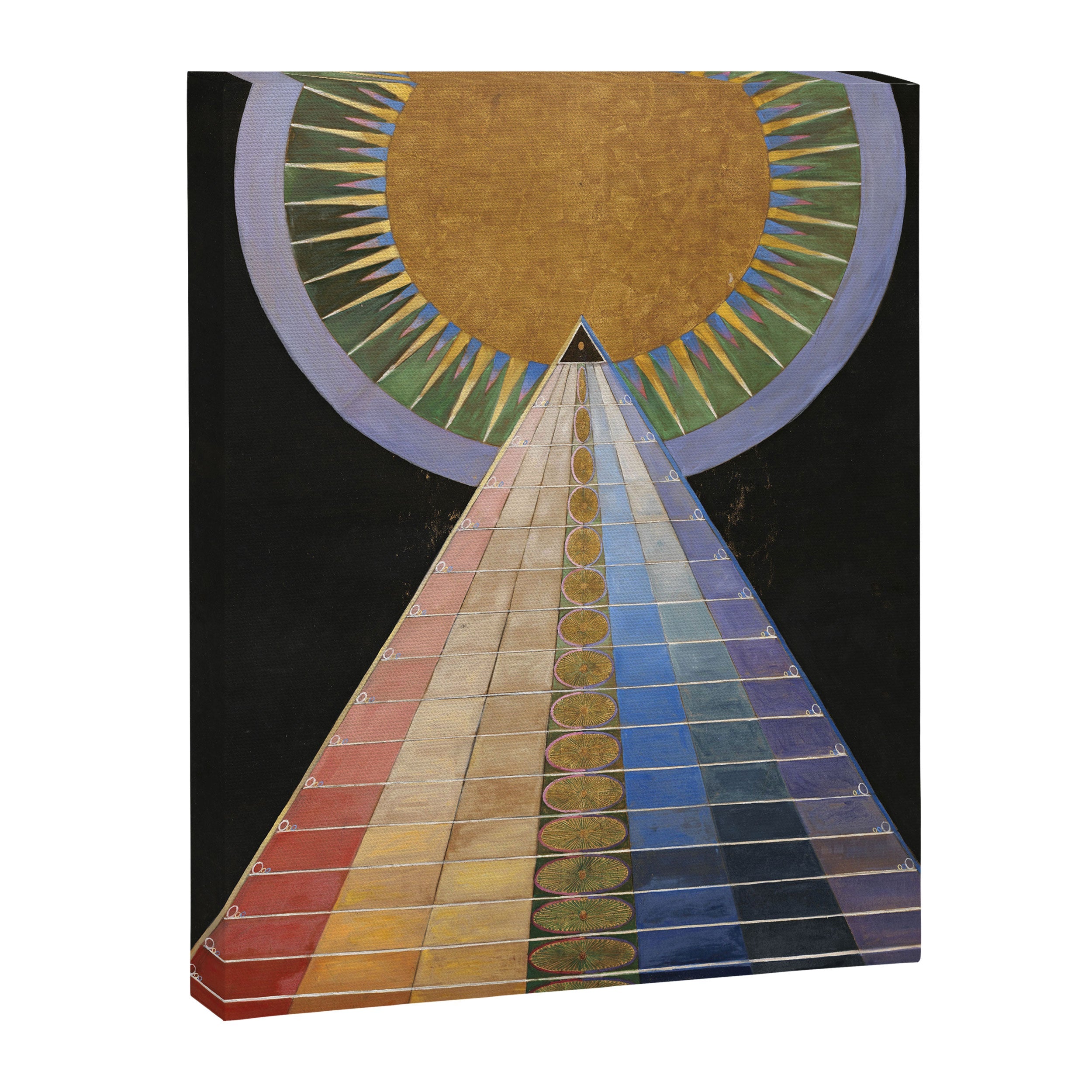 "Altarpiece" by Hilma af Klint (1907) Canvas Print