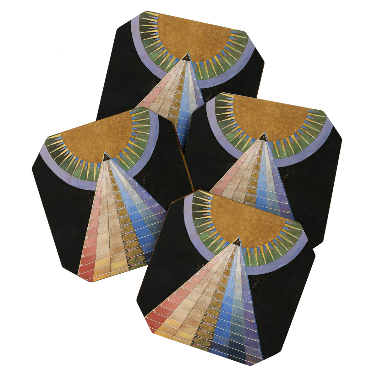 "Altarpiece" by Hilma af Klint (1907) Coaster