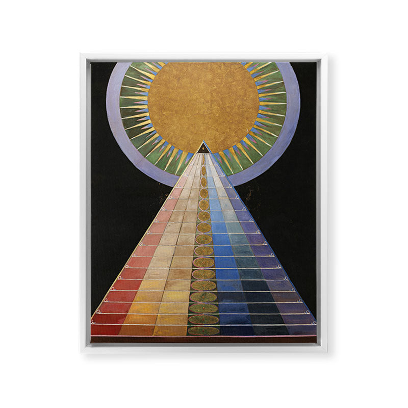 "Altarpiece" by Hilma af Klint (1907) Framed Canvas Print