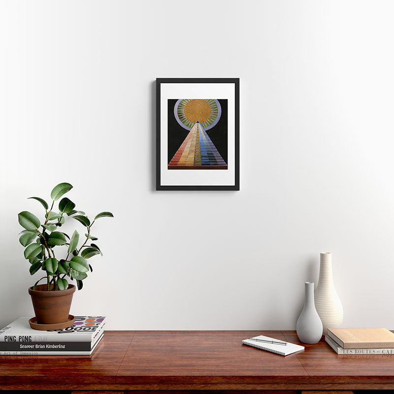 "Altarpiece" by Hilma af Klint (1907) Framed Art Print