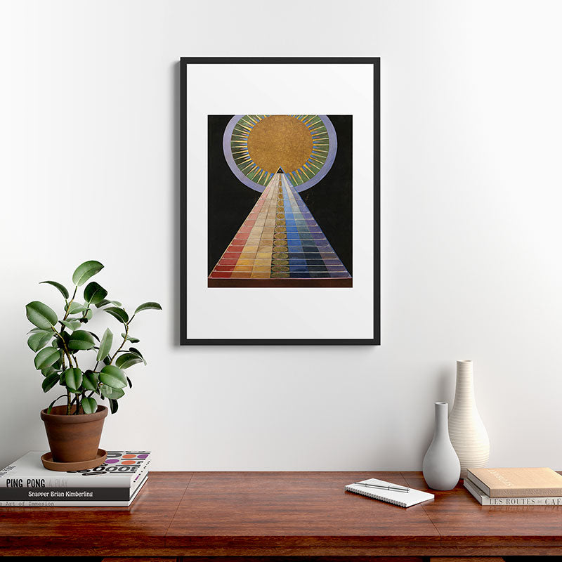 "Altarpiece" by Hilma af Klint (1907) Framed Art Print