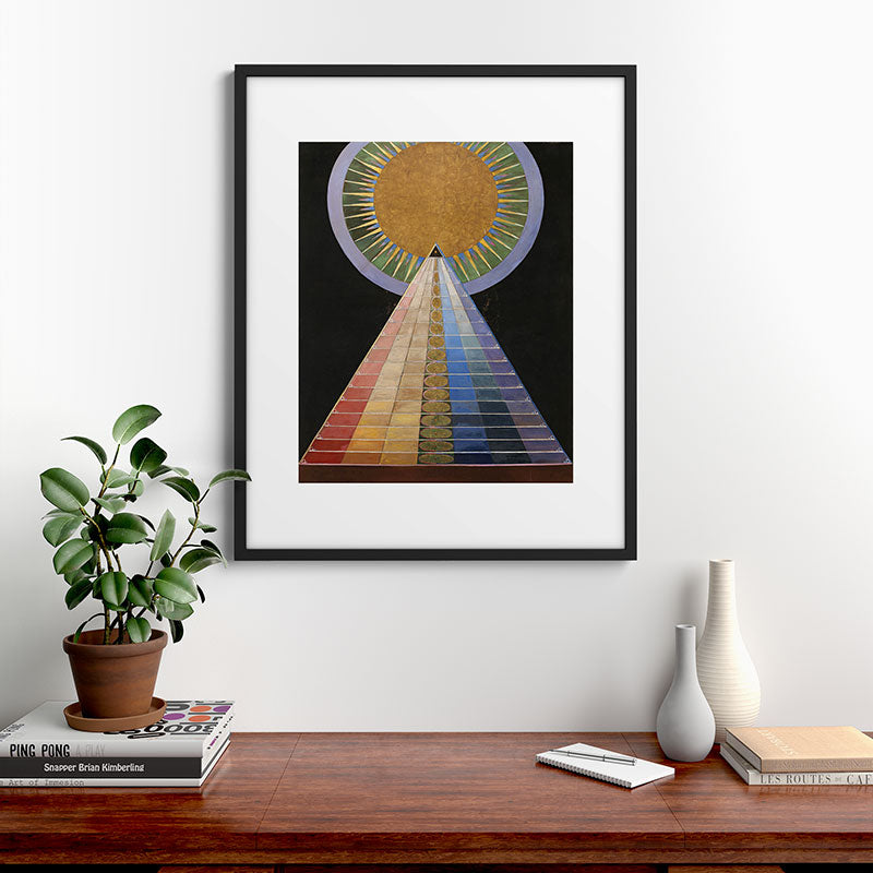 "Altarpiece" by Hilma af Klint (1907) Framed Art Print