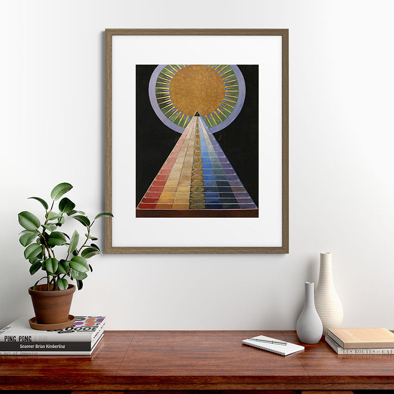 "Altarpiece" by Hilma af Klint (1907) Framed Art Print