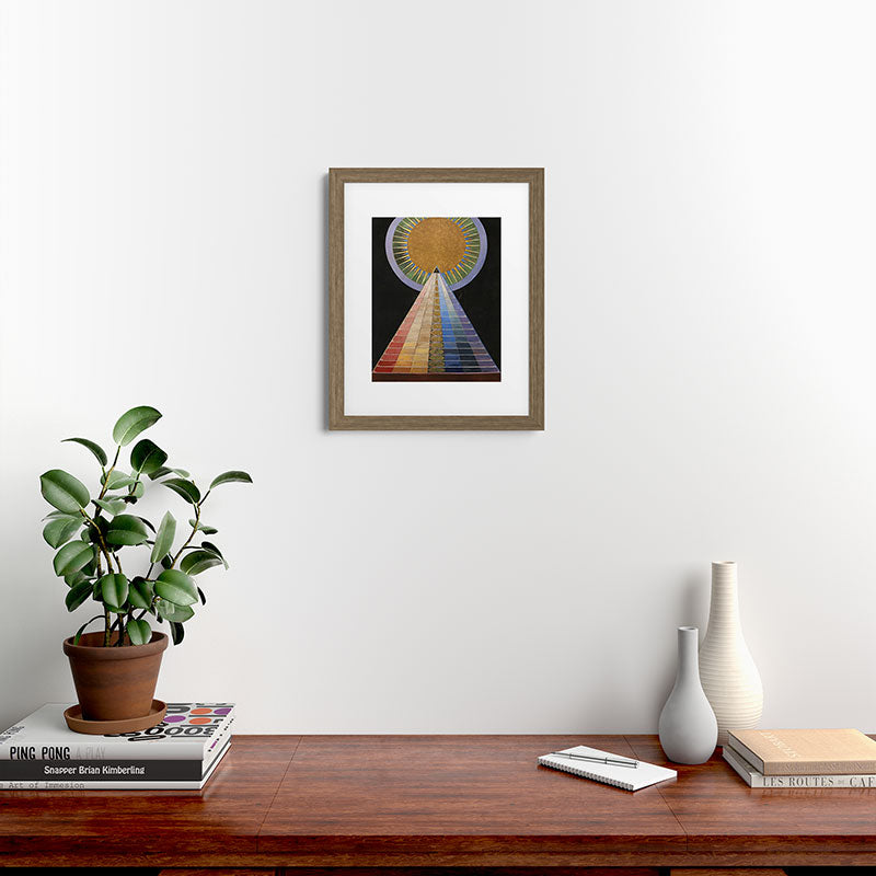 "Altarpiece" by Hilma af Klint (1907) Framed Art Print