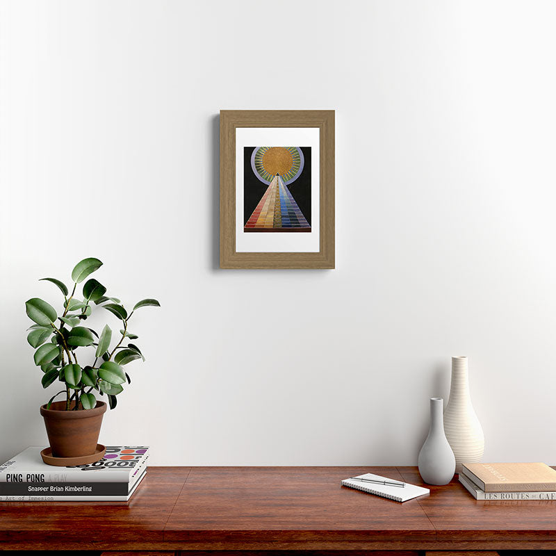 "Altarpiece" by Hilma af Klint (1907) Framed Art Print