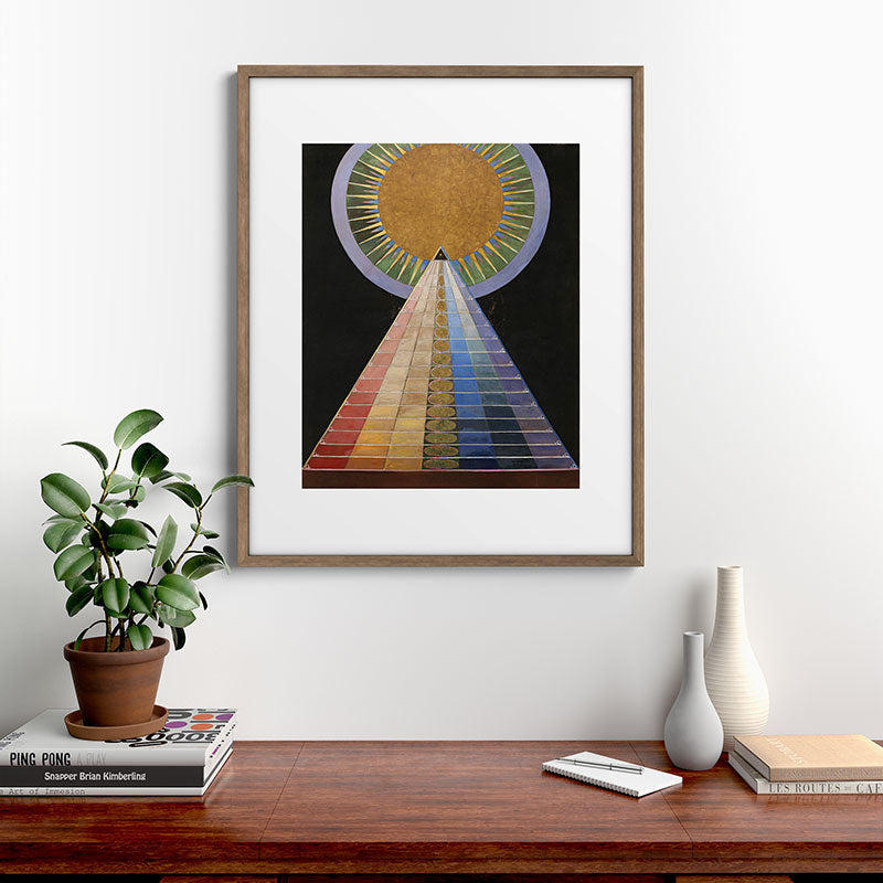 "Altarpiece" by Hilma af Klint (1907) Framed Art Print