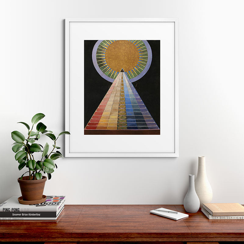 "Altarpiece" by Hilma af Klint (1907) Framed Art Print