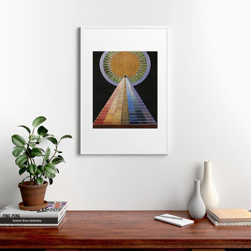"Altarpiece" by Hilma af Klint (1907) Framed Art Print
