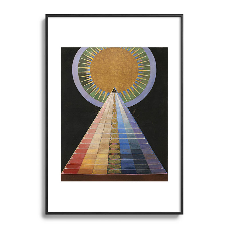 "Altarpiece" by Hilma af Klint (1907) Framed Art Print