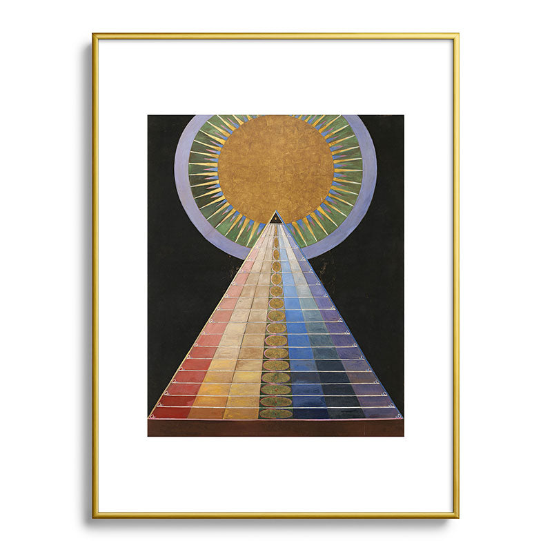 "Altarpiece" by Hilma af Klint (1907) Framed Art Print
