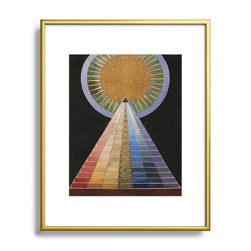 "Altarpiece" by Hilma af Klint (1907) Framed Art Print