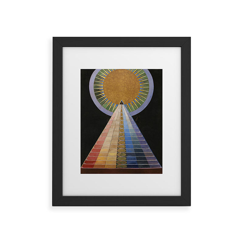 "Altarpiece" by Hilma af Klint (1907) Framed Art Print