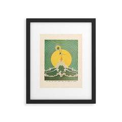 "And Pipe the Little Songs that Are Inside of Bubbles " by Dugald Stewart Walker, 1920 Framed Art Print