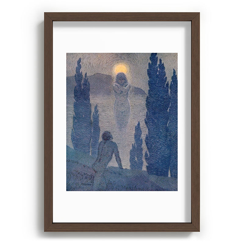 "As I see my soul reflected in Nature" (Margaret C. Cook, Leaves of Grass, 1913) Framed Art Print