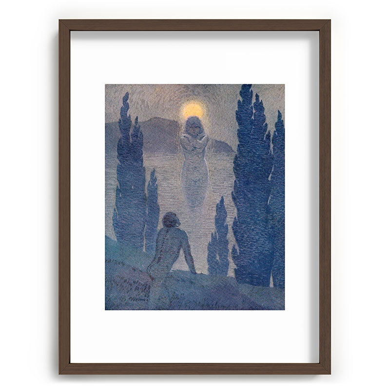 "As I see my soul reflected in Nature" (Margaret C. Cook, Leaves of Grass, 1913) Framed Art Print