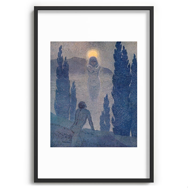 "As I see my soul reflected in Nature" (Margaret C. Cook, Leaves of Grass, 1913) Framed Art Print