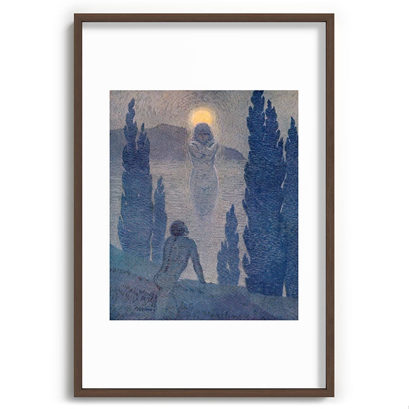 "As I see my soul reflected in Nature" (Margaret C. Cook, Leaves of Grass, 1913) Framed Art Print