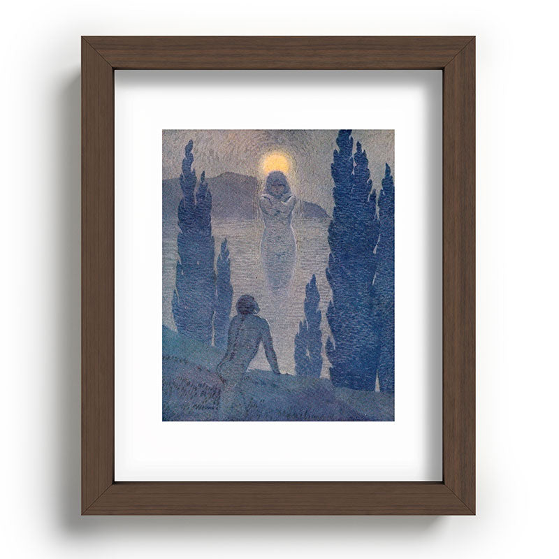 "As I see my soul reflected in Nature" (Margaret C. Cook, Leaves of Grass, 1913) Framed Art Print