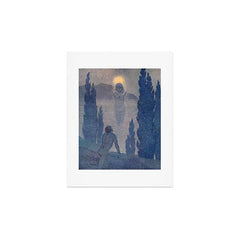 "As I see my soul reflected in Nature" (Margaret C. Cook, Leaves of Grass, 1913) Art Print