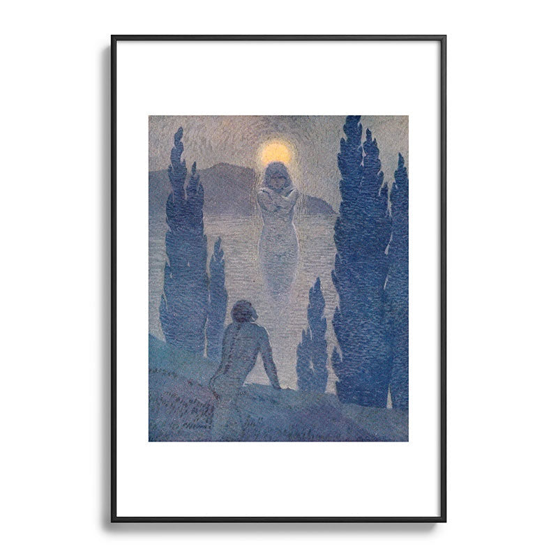 "As I see my soul reflected in Nature" (Margaret C. Cook, Leaves of Grass, 1913) Framed Art Print