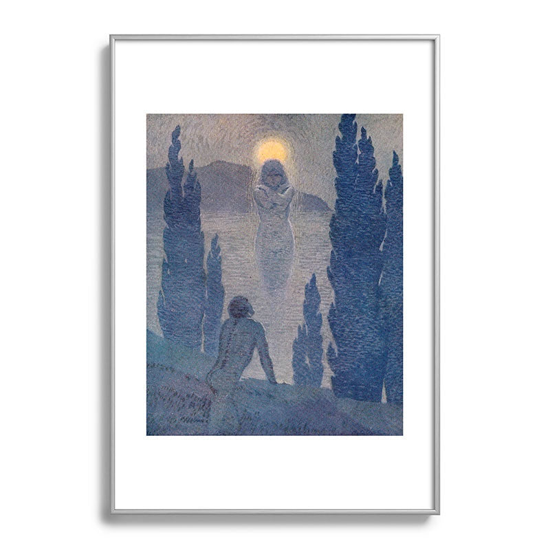 "As I see my soul reflected in Nature" (Margaret C. Cook, Leaves of Grass, 1913) Framed Art Print