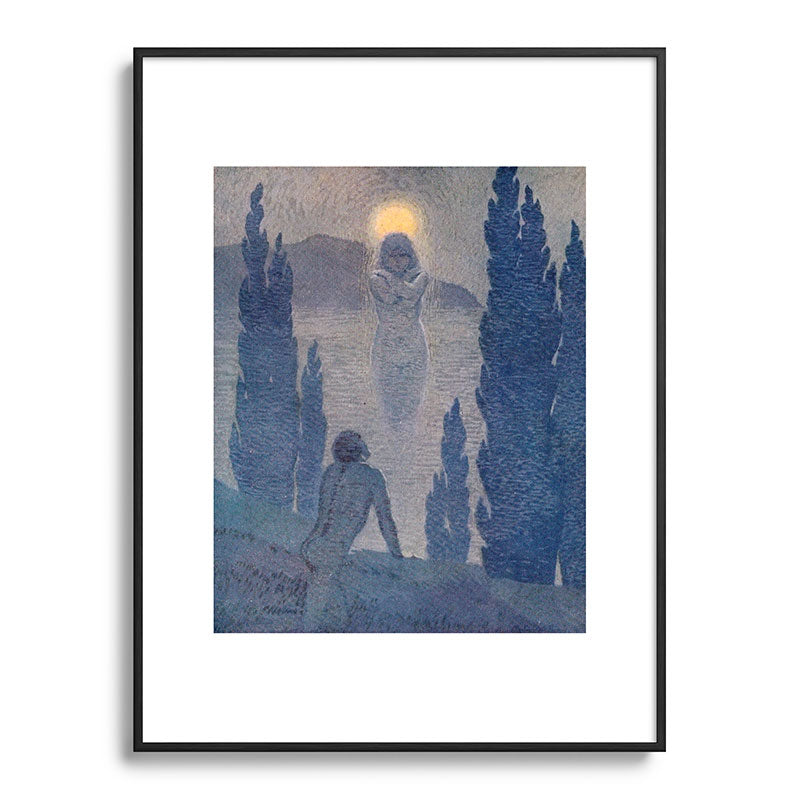 "As I see my soul reflected in Nature" (Margaret C. Cook, Leaves of Grass, 1913) Framed Art Print