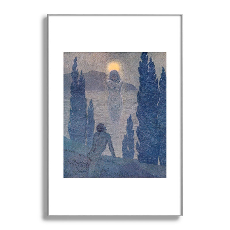 "As I see my soul reflected in Nature" (Margaret C. Cook, Leaves of Grass, 1913) Framed Art Print